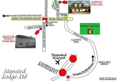 Stansted Lodge Map